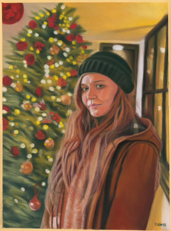 2024; Pastel on Pastelmat, 30 x 40 cm.