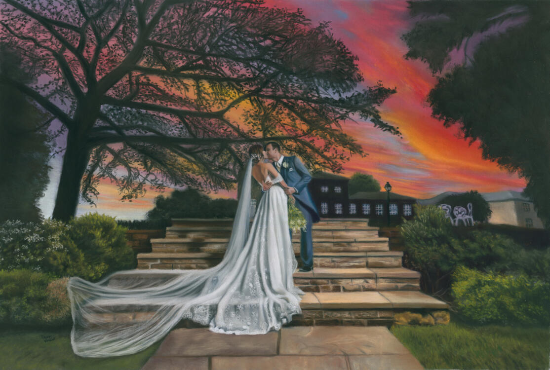 2023; Pastel on Pastelmat, 59 x 42 cm. Not for sale - Display Only. Price Example: £324 (for the original, unframed).