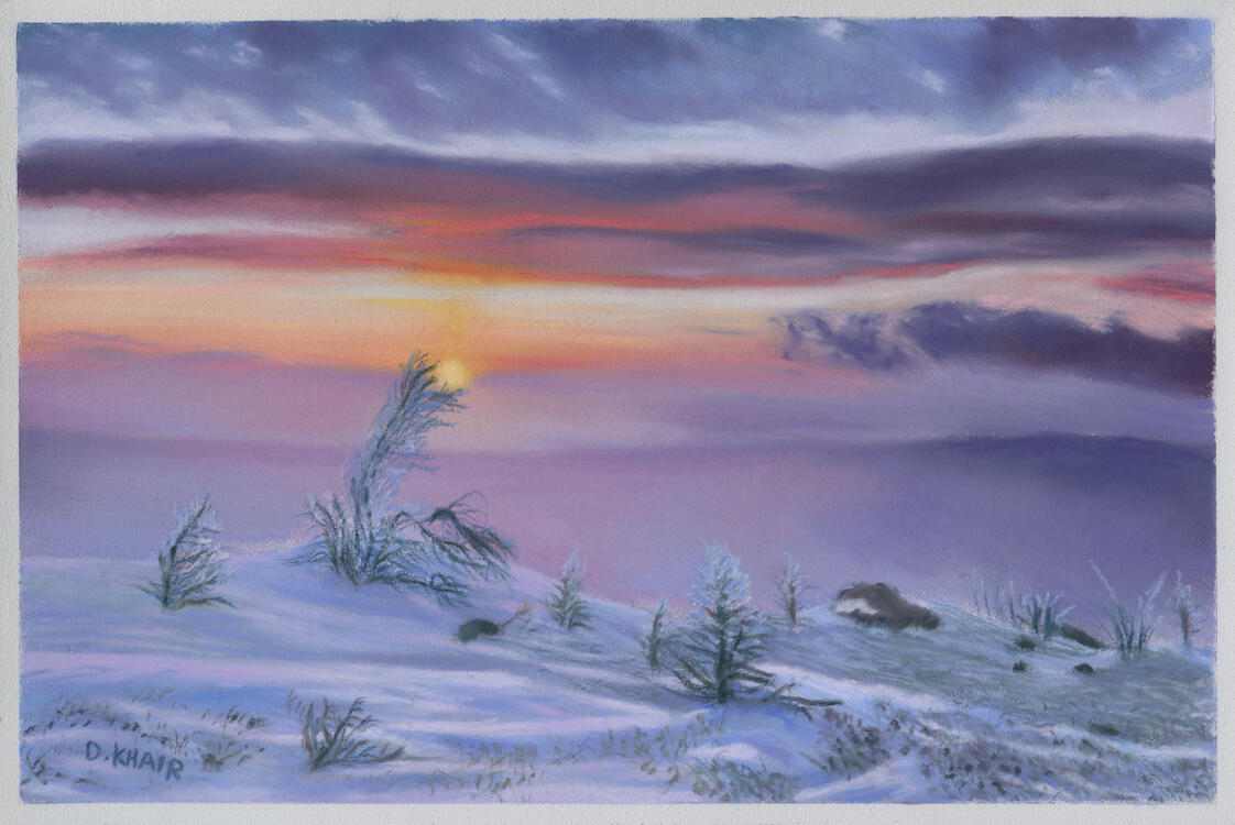 2024; Pastel on Pastelmat, 30 x 20cm. Unavailable