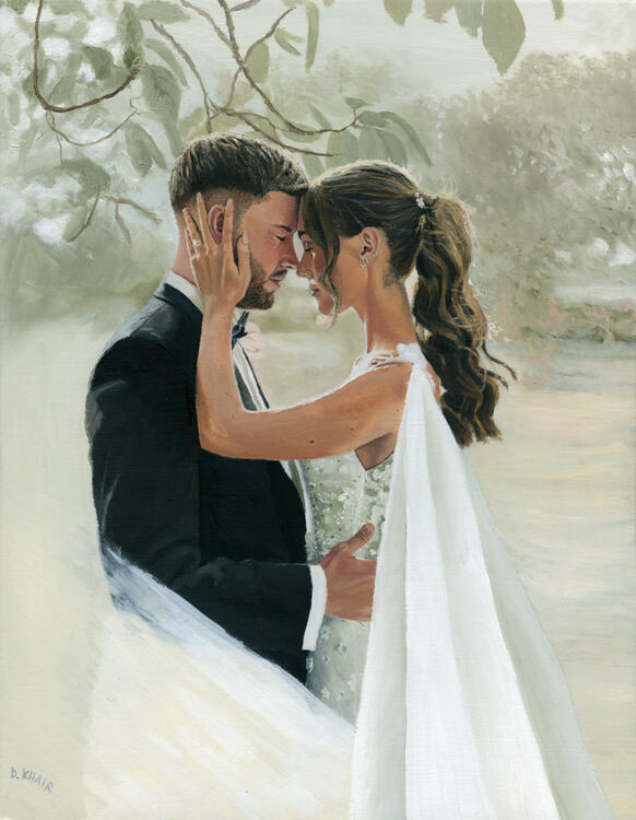 2025; Oil Paint on Linen Canvas, 35 x 45 cm. Not for sale - Display Only. Price example: £320