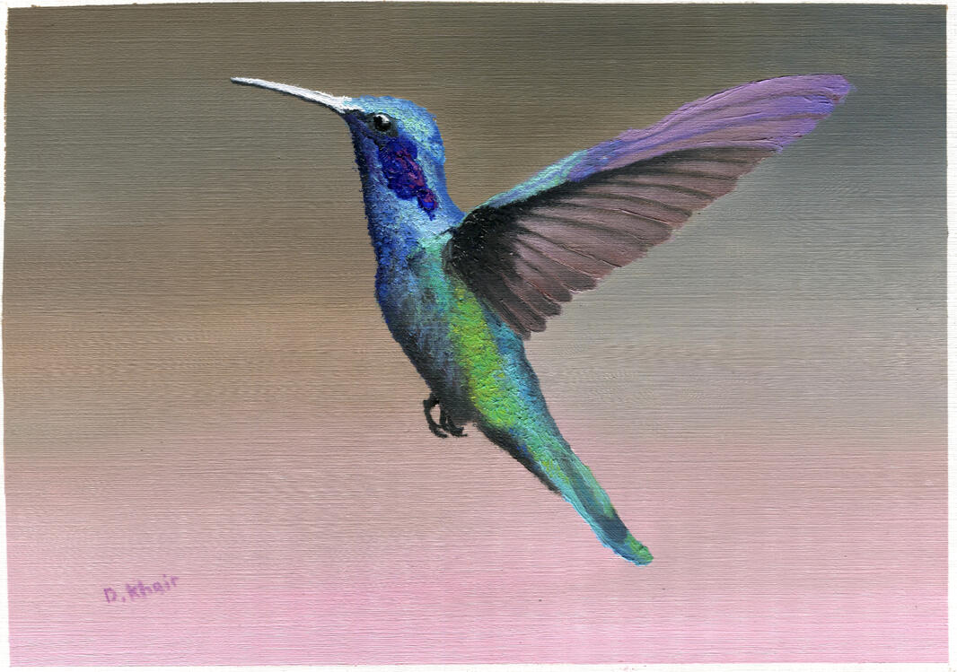2022; Oil Paint on Canvas Paper, 10 x 14 inch. SOLD