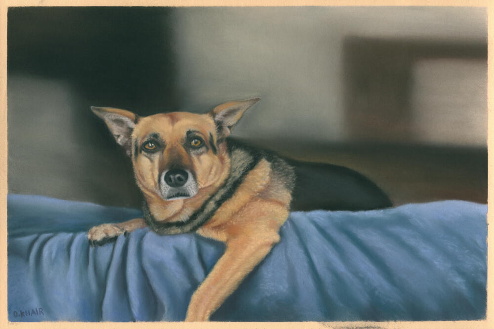 2025; Pastel on Pastelmat, 30 x 20cm.