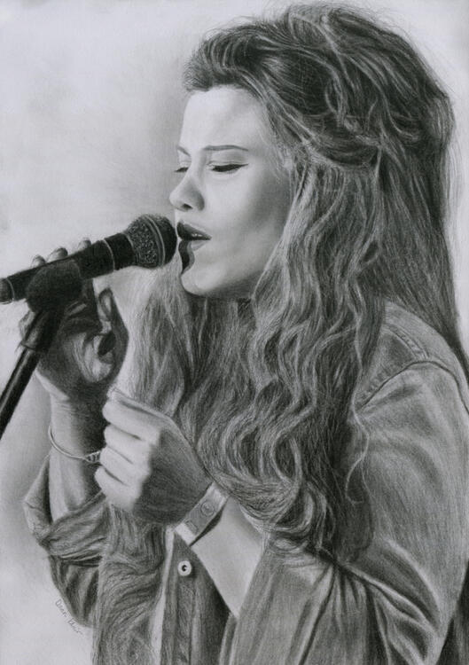 2016; Graphite &amp; Charcoal on Paper, A3.